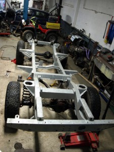 Starting with a new galvanised chassis